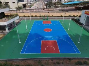中山粤海能源有限公司篮球场建设