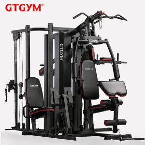 GTGYM新款多功能综合训练器家用商用五人站综合训练机