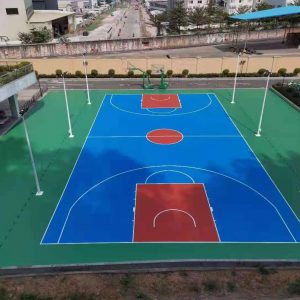 中山粤海能源有限公司篮球场建设